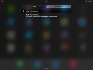 Captura 1 SAP Fiori Notifier iphone
