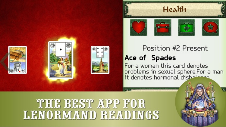 Lenormand readings - FREE cards fortunetelling and divinations app for prediction screenshot-0