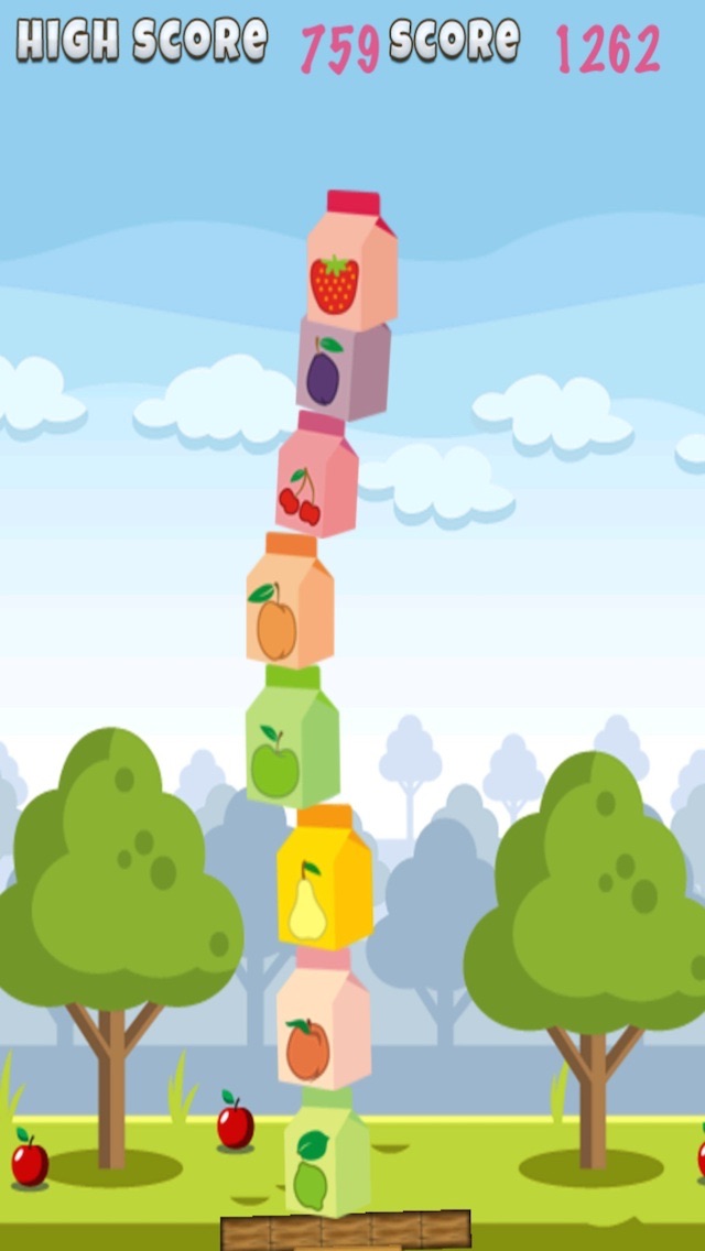 A CANDY FRUIT BOX MOUNTAIN FREE - THE LUNCH-BOX MANIA DROP GAME 1.0 IOS