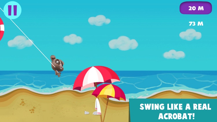 Dog Rope Jumper – Swing and Fly Adventure Over the Sea – Beach Racing ...