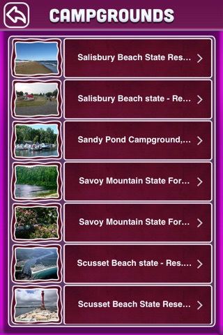 Massachusetts Campgrounds Offline Guide screenshot 3