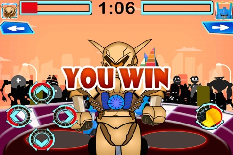 Rock and Pop Em Robots - Steel Warrior Fighting Blast Free screenshot 4
