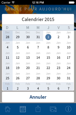 Parole pour aujourd'hui 2015 screenshot 2