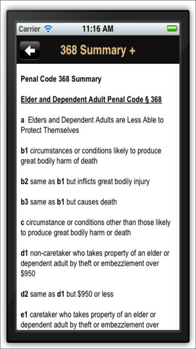 How to cancel & delete 368+ Elder and Dependent Adult Abuse Guide for CA Law Enforcement from iphone & ipad 1