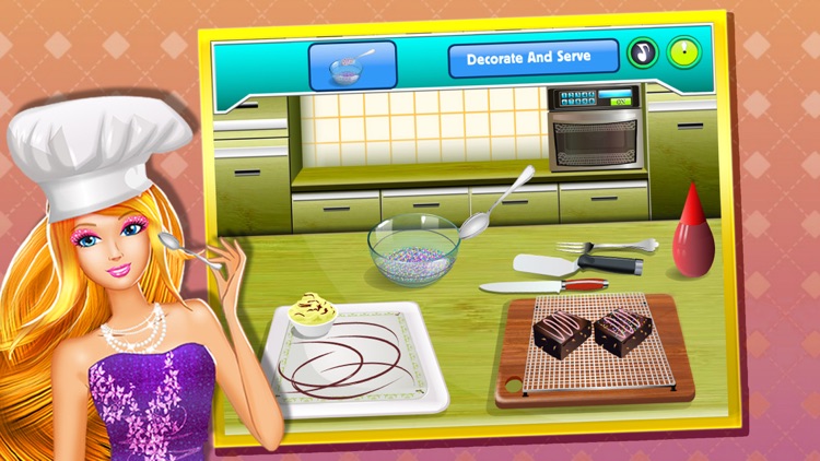 Princess cooking-Delicious brownies screenshot-3