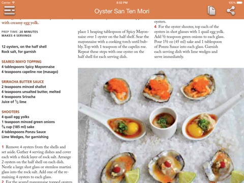 Sushi Cookbook - Master Chef for iPad screenshot 3