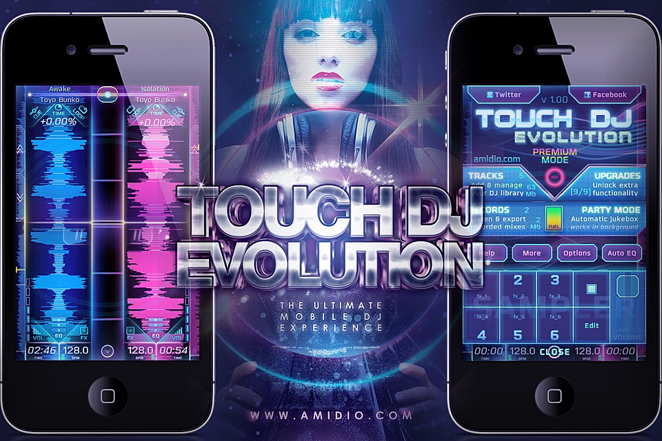 Touch DJ™ Evolution - Visual Mixing, Key Lock, AutoSync screenshot 2