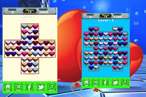 Heart Match Crash screenshot 3