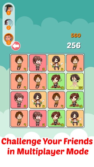 2048 Manga : Slide The Tiles Numbers Puzzle Match Games Free(圖3)-速報App