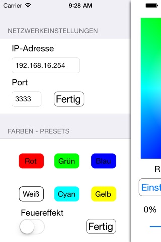 RGB-Steuerung - HTL Waidhofen screenshot 2