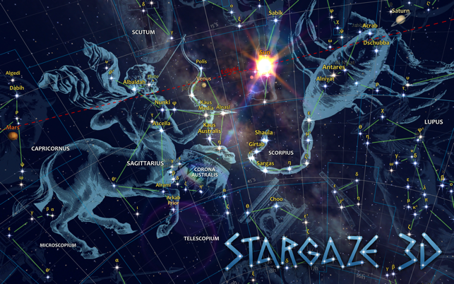 Mac Os App Stargaze 3d 立體星空動態壁紙 Dr 愛瘋app Navi