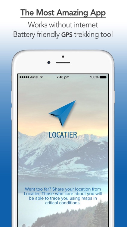 Locatier - Offline GPS & Compass Navigation Tool for Routing by Longitude and Latitude on map screenshot-0