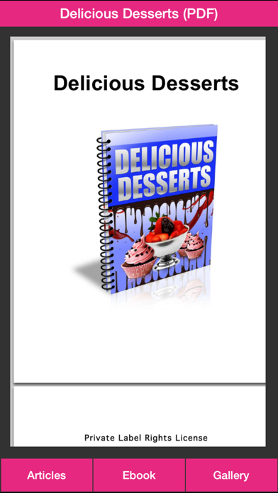 How to cancel & delete Delicious Desserts Plus - Discover A Lot Of Delicious Desserts Recipes! from iphone & ipad 3