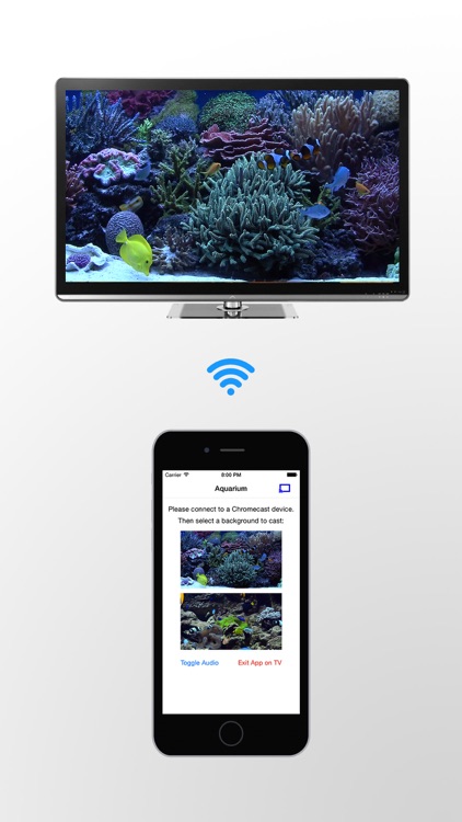 Aquarium on TV for Chromecast