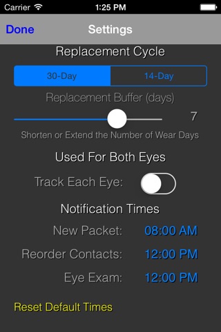 Lens Tracker Pro screenshot 4