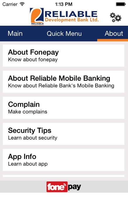 Reliable Mobile Banking
