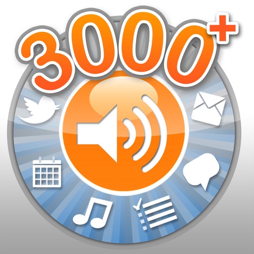 3000+ Alert Tones Free - Customize SMS, MMS, email, tweet, calendar, reminder, and more iOS App