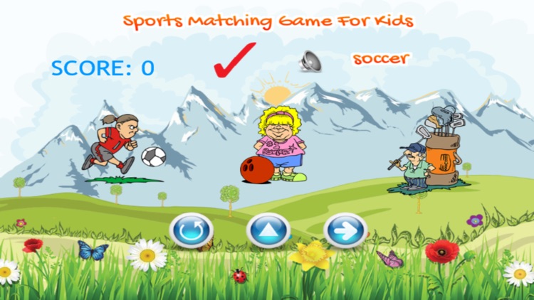 Sports Matching Game For Kids