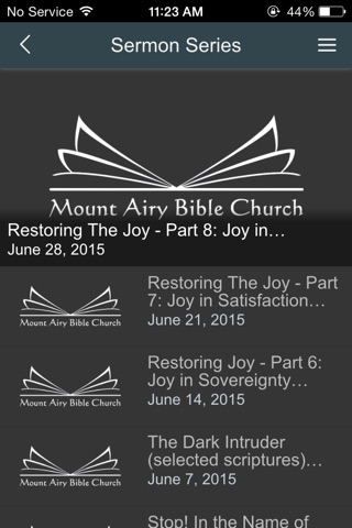 Mount Airy Bible Church screenshot 2