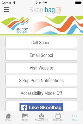 Arahoe School - Skoolbag screenshot 4