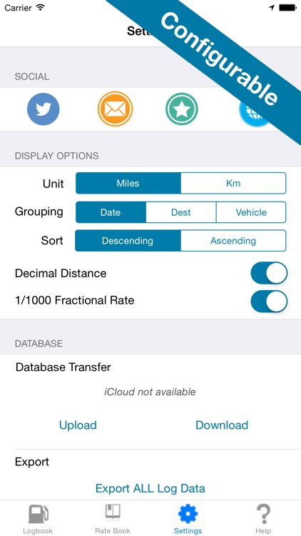 Mileage Expense Log 7 - Miles Tracker for Business, Tax, and Charity Deductions screenshot-4