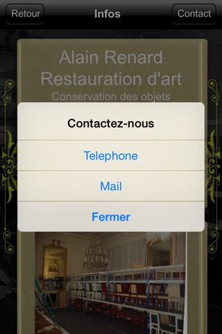 Alain Renard Restauration d'art screenshot 3