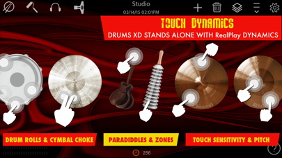 How to cancel & delete Drums XD FREE - Studio Quality Percussion Custom Built By You! - iPhone Version from iphone & ipad 3