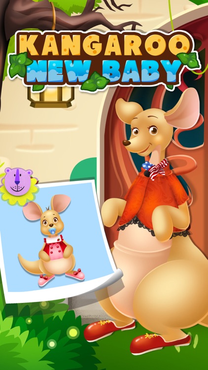 Little Kangaroo Mommy's New Baby Care: Newborn Animal Kids Game