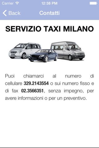 Servizio Taxi screenshot 3