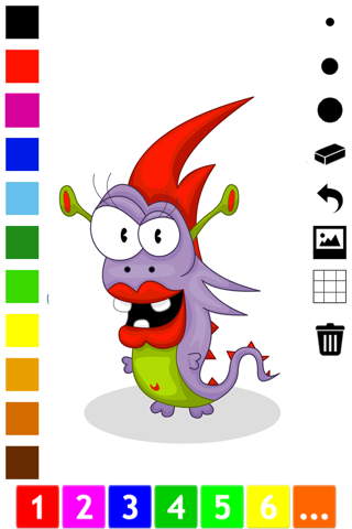 A Monster Coloring Book for Children to Learn to Color and Draw screenshot 2