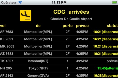 iFlightBoard Live-- Departures & Arrivals screenshot 2