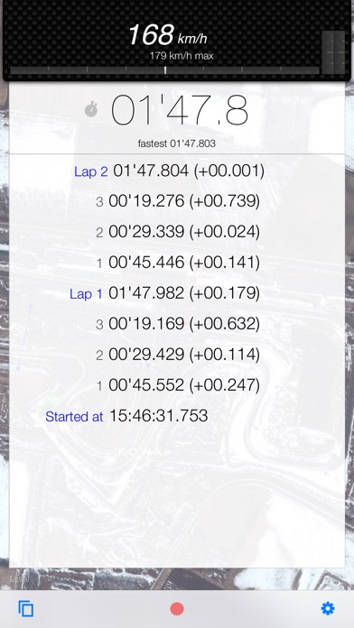 Laps - GPS Circuit lo... screenshot1