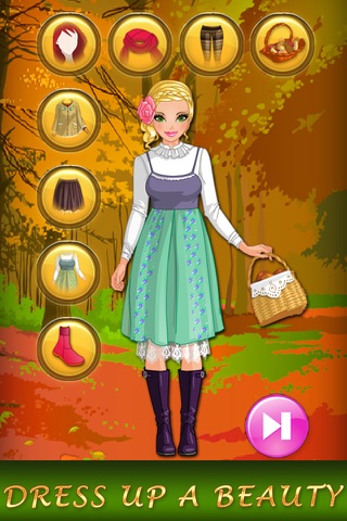 Autumn Fashion in Central Park - Dressup. Girls fashion line saga. screenshot 3