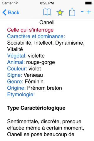 Signification Prénom (Names Meaning in French) screenshot 3