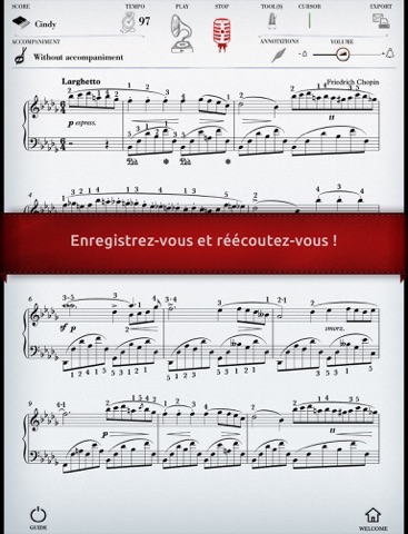 Play Chopin – Nocturne n°1 (partition interactive pour piano) screenshot 3