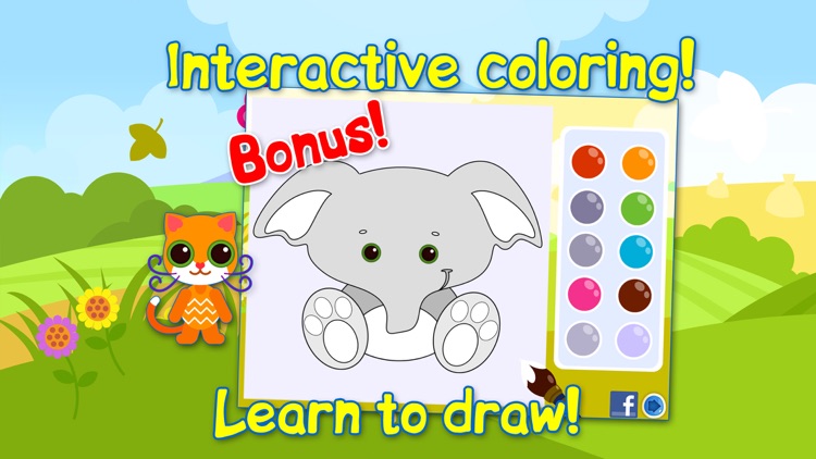 Child learns colors & drawing. Educational games for toddlers. Free Version. screenshot-3