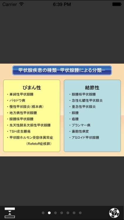 バーチャル臨床甲状腺カレッジ iPhone版