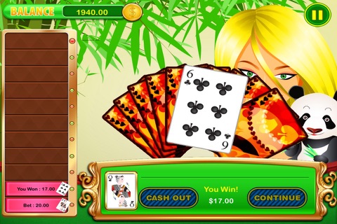 AAA Pop & Win Lucky Rich Panda Hi-Lo (High-Low) Game Blitz Casino Blast Free screenshot 4