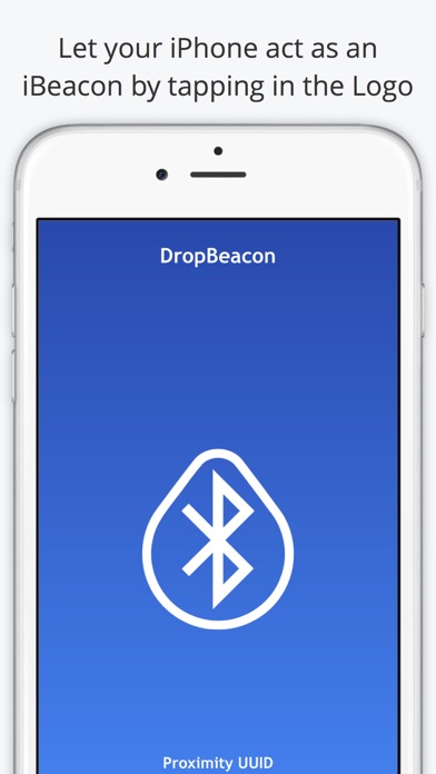 DropBeacon - A Beacon simulator for development purposes Screenshot 1