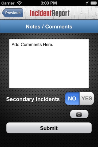 Responder Incident Report screenshot 4