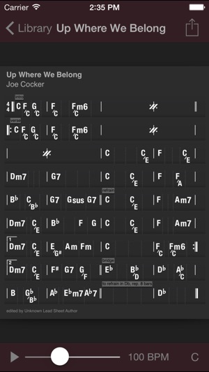 Chord Sheets