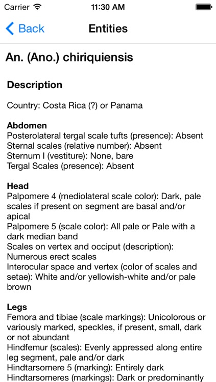 Central American Malaria Vectors screenshot-3