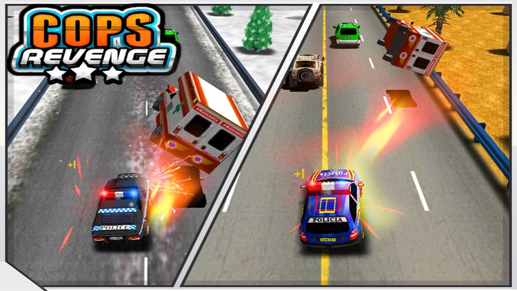 Cops Revenge - Police Car Demolition on Highway ( A Game for Destruction Lovers )