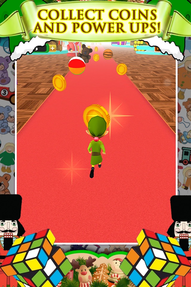 3D Christmas Elf Run - Infinite Runner Game FREE screenshot 3