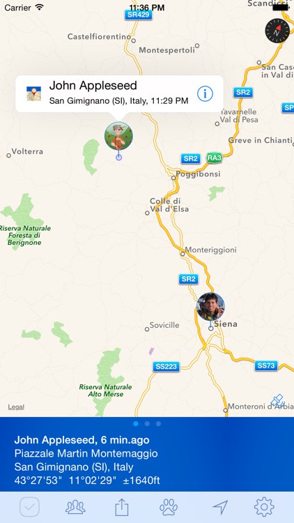 PlaceTrack - family tracking and location sharing