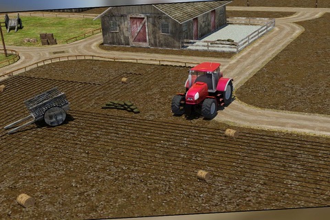 3D Farm Tractor Simulator - A parking and simulation game for truckers and drivers screenshot 2