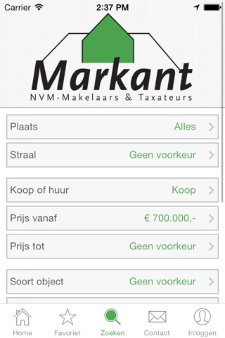 Markant NVM-Makelaars app screenshot 3