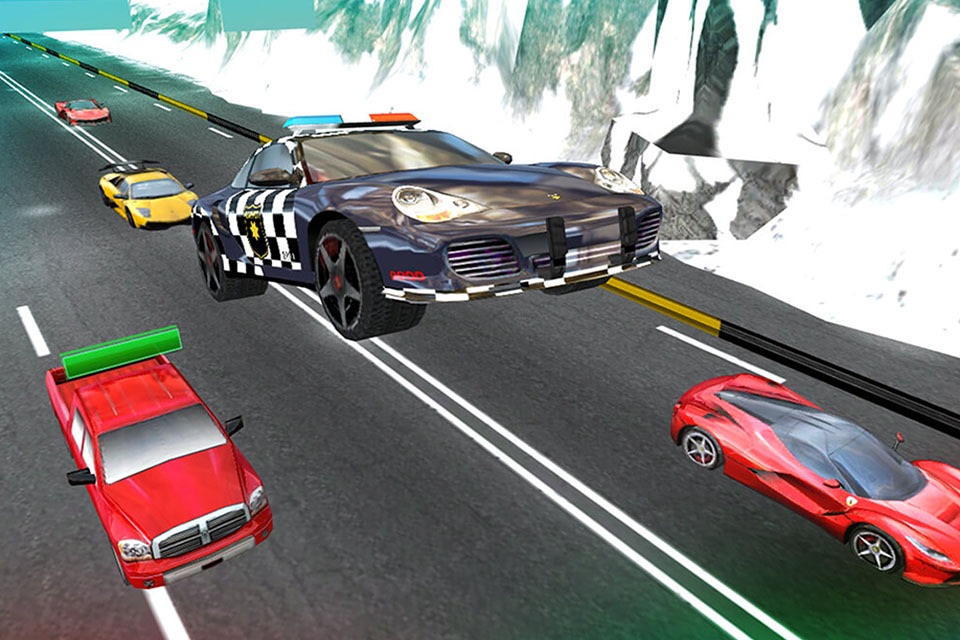 3D Crime Police Chase. Mad City in Crime Car Driving Race Siulator screenshot 3