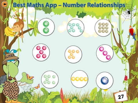 Prof Miki Maths, age 3-5, best math app, vital foundational skills, pre-school and kindergarten screenshot 3