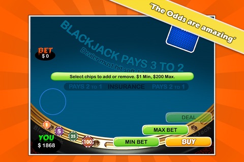 21 Blackjack - High Roller Casino screenshot 2